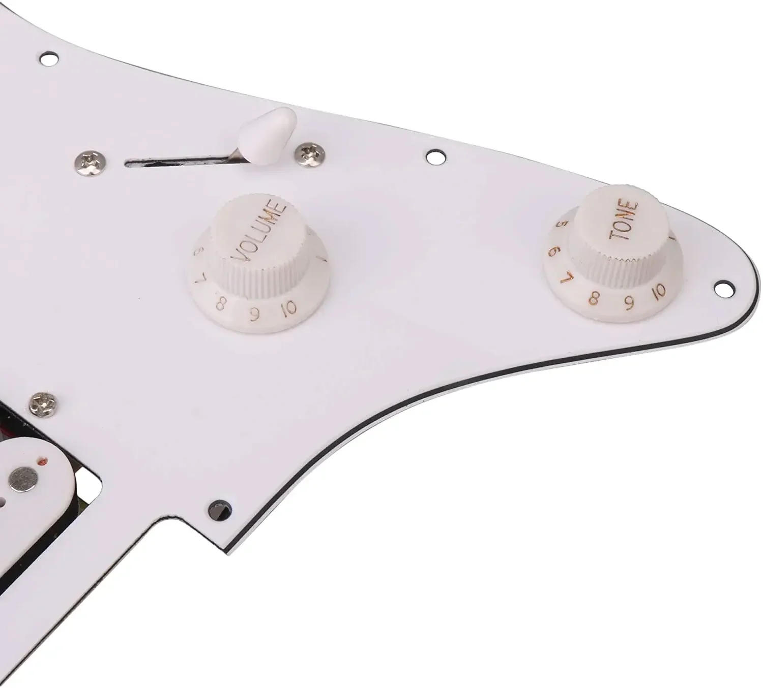 

3Ply White Prewired Loaded Pickguard HH Humbuckers Pickups Guitar ,guitar parts