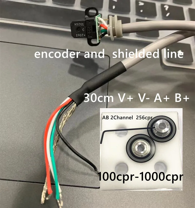Photoelectric Encoder  AB Channel Output 5V DIY  Motor Encoding Disk Sensor HEDS-9731#A50 9731B50 9700C50 9700H50 Wire