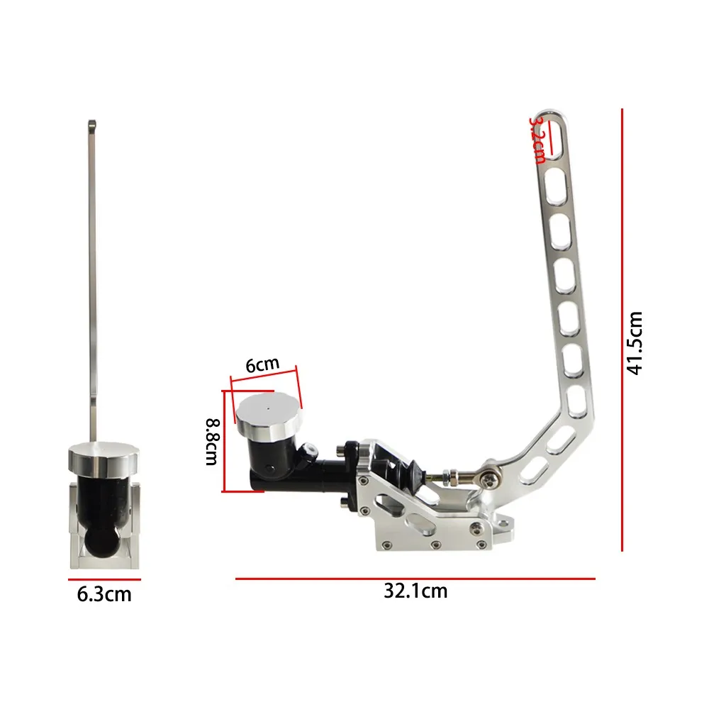 Hydraulic Drift Hydro E-Brake Racing Handbrake Lever Gear With Locking Oil Tank Universal Aluminum HB-1013-S