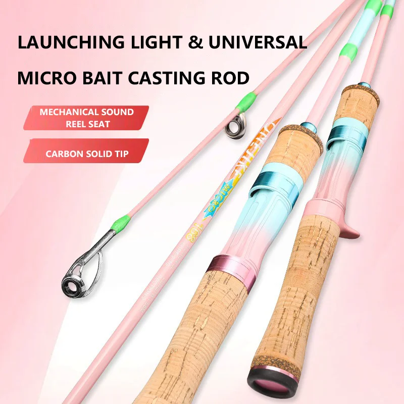mavllos-macaron-スピニングロッド-18m-ul-ソリッドチップ-ファーストアクション-ルアー-1-8g、ライン-2-6lb-軽量淡水カーボン-トラウト釣り竿