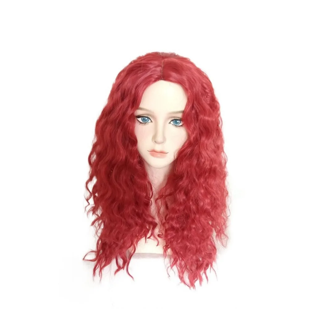 Movie Rise of Red Ruffle Cosplay Costume Des Disguise Dress Bag Wig for Girls Full Set Halloween Carnival Party Clothes RolePlay