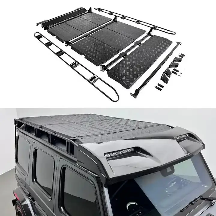 

2019-2023y W463A W464 G Class Roof Luggage Rack Rear Ladder G550 G500 G63 4x4 Car Accessories Body Kits Auto Parts