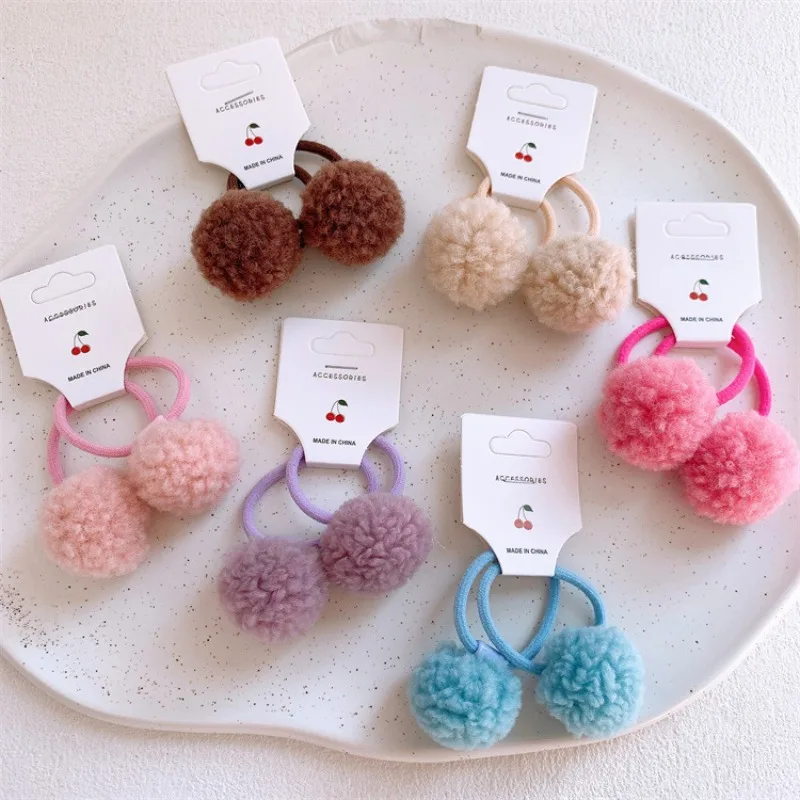 Розовые-плюшевые-резинки-для-волос-с-помпонами-для-милых-девочек-эластичные-не-повреждающие-волосы-для-хвостиков-милые-мягкие-детские-аксессуары-для-волос-на-каждый-день