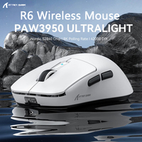 Attack Shark R6 Wireless Mouse Ultralight 8k Paw3950max Reveiver 42000dpi Bluetooth Tri-Mode E-Sports Gaming Mouse Office Gifts