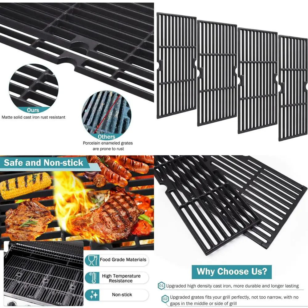 

18-дюймовые сменные решетки для гриля на 6 конфорок, модели с уголью 463240420, 463347017, 463377319, 463275517, G470-0002-