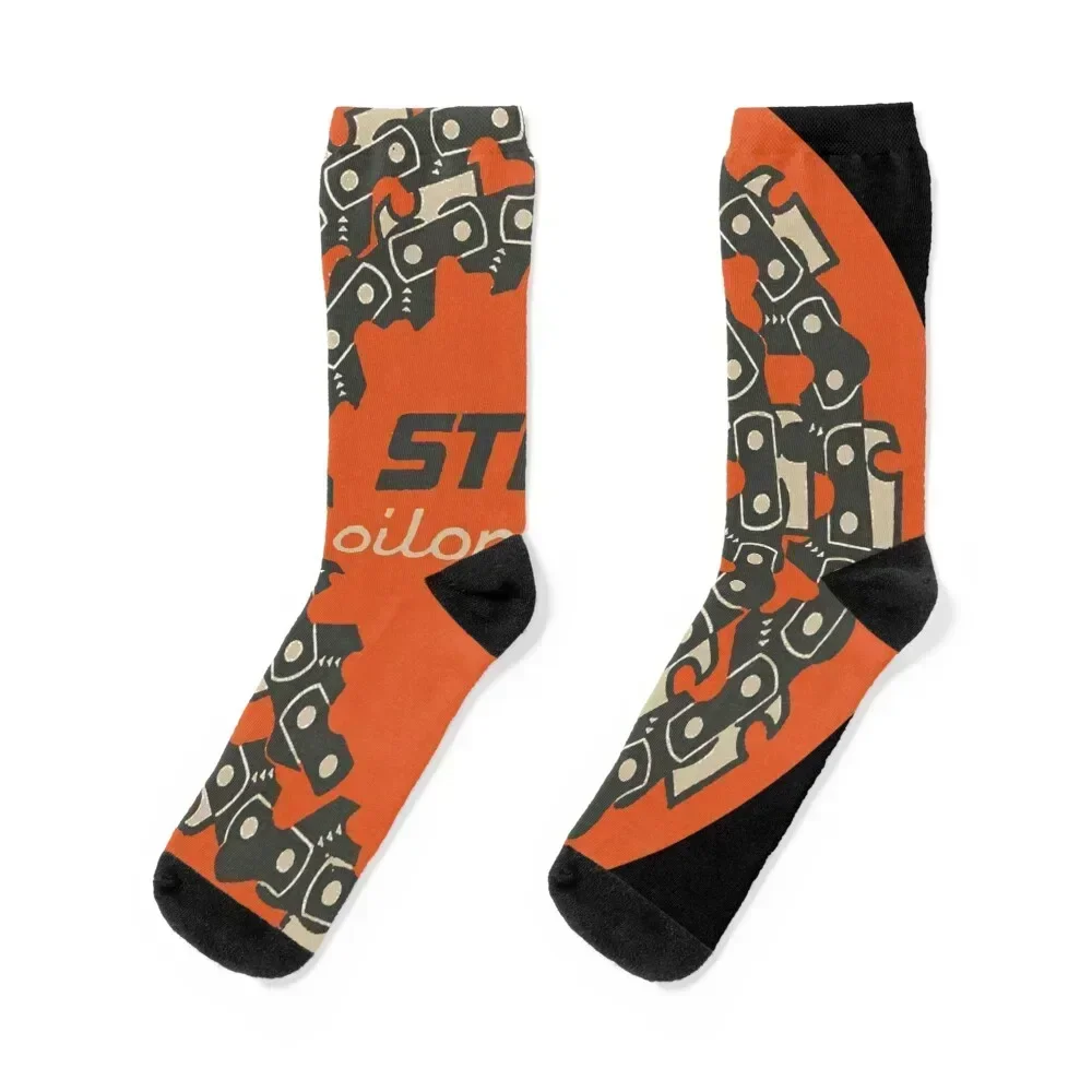 

Vintage American Chainsaw USA Socks cotton summer Hiking boots winter gifts Ladies Socks Men's