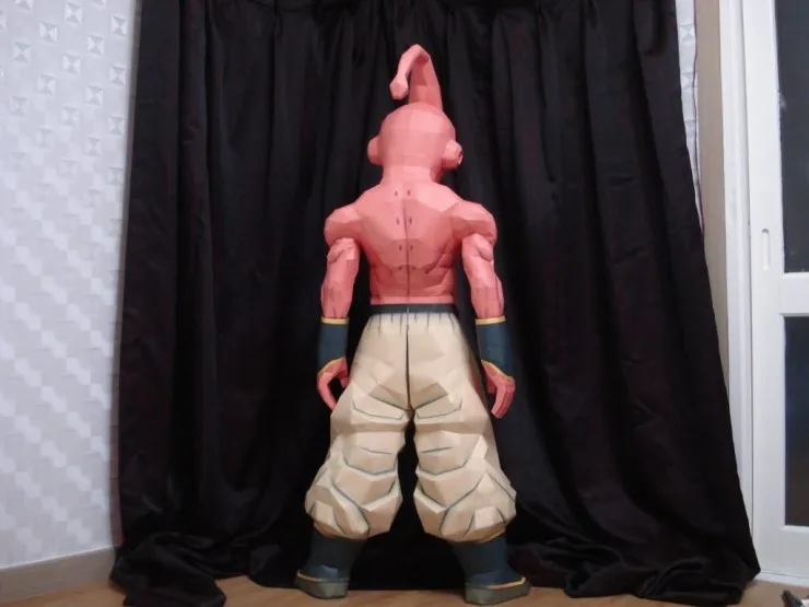 1.3M Majin Buu Paper Model Papercraft 3D DIY Puzzles Hand Made Creative Sculpture Props Home Decor Room Ornament Desk Decoration