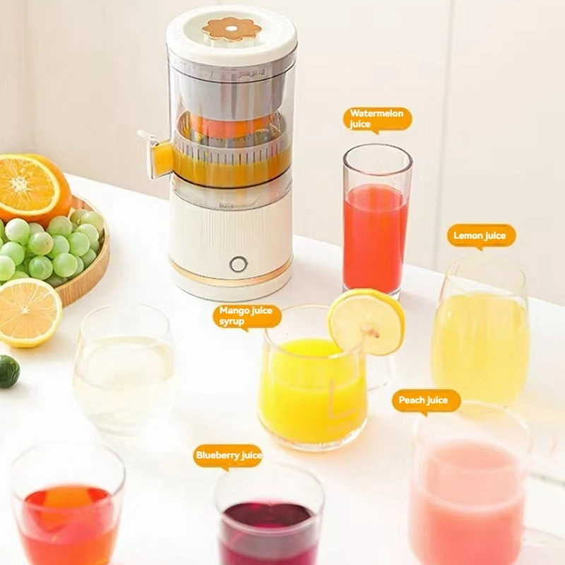 Automatic Separation Juicer Portable Juice Machine Electric Juicer Rechargeable Fruit Juicer Blender 7.4V