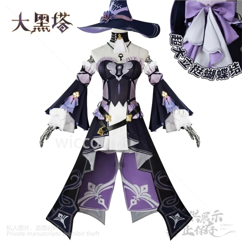 Adult Herta Cosplay Anime Game Honkai Star Rail Costume Dress Lolita Uniform Wigs For Halloween Christmas Girls Woman Customized