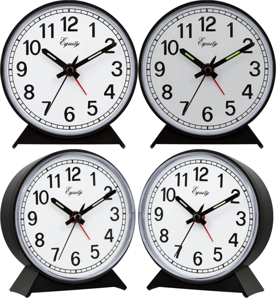 

Alarm clockLuminous Wind Up Alarm Clock Black Loud Buzzer No Battery Needed Glow in The Dark Mechanical Alarm Clock for Bedroom