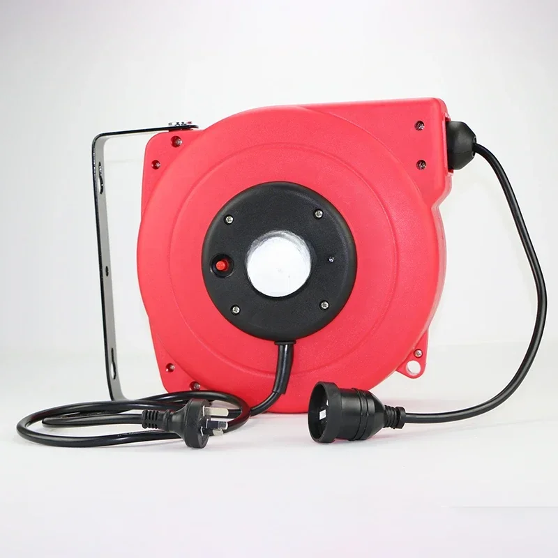 heavy duty outdoor extension cord reel retractable power cable reel