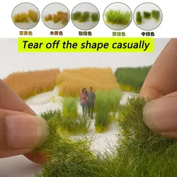 Model Kunstmatige Tuft Gazon Simulatie Statische Grascluster Micro Wargame Landschapskits Voor Bouwzandtafel Layout Materialen