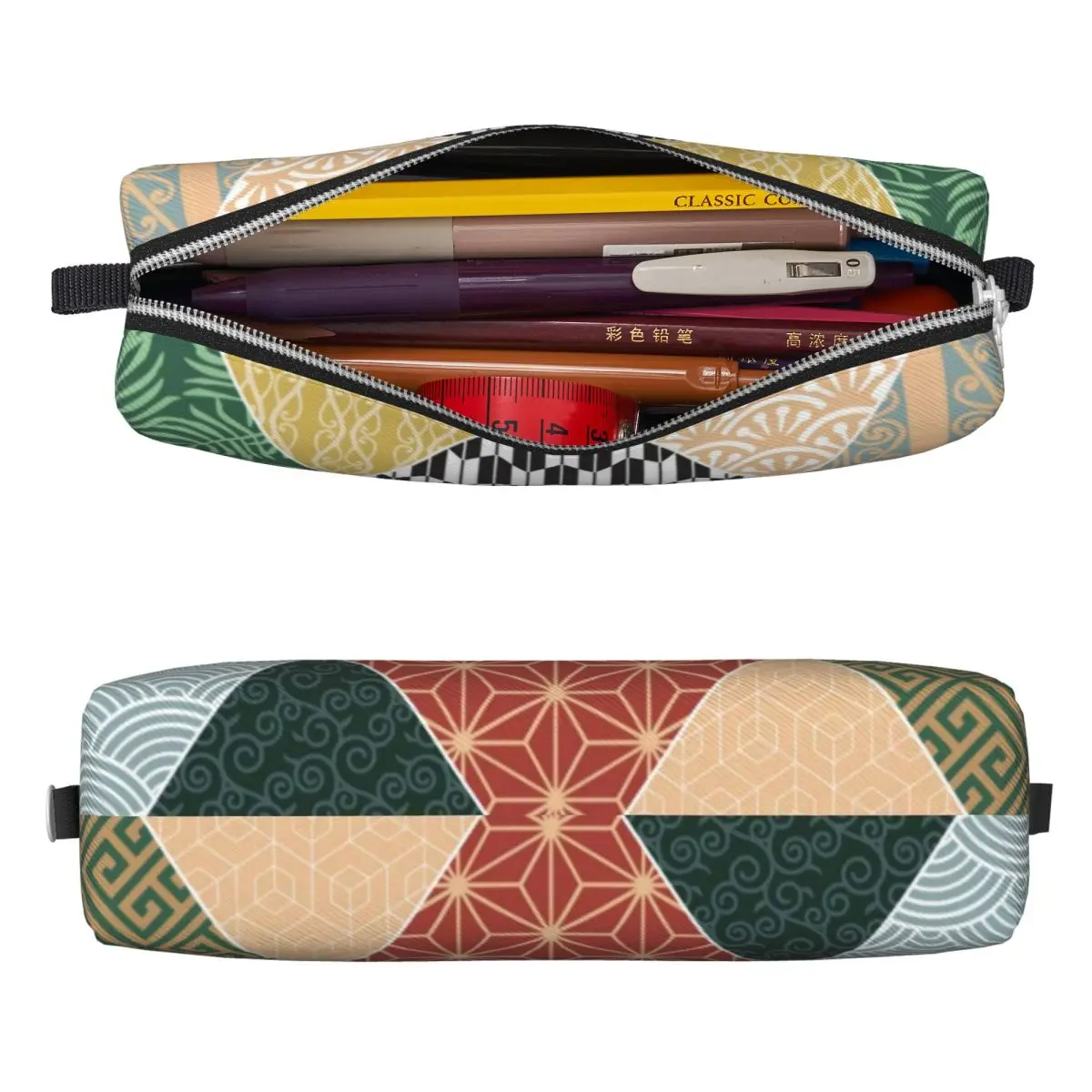 Colorful Patchwork Pencil Case Tribal Ethnic Print School Pencil Cases Boy Girl Lovely College Pencil Pouch School Stationery