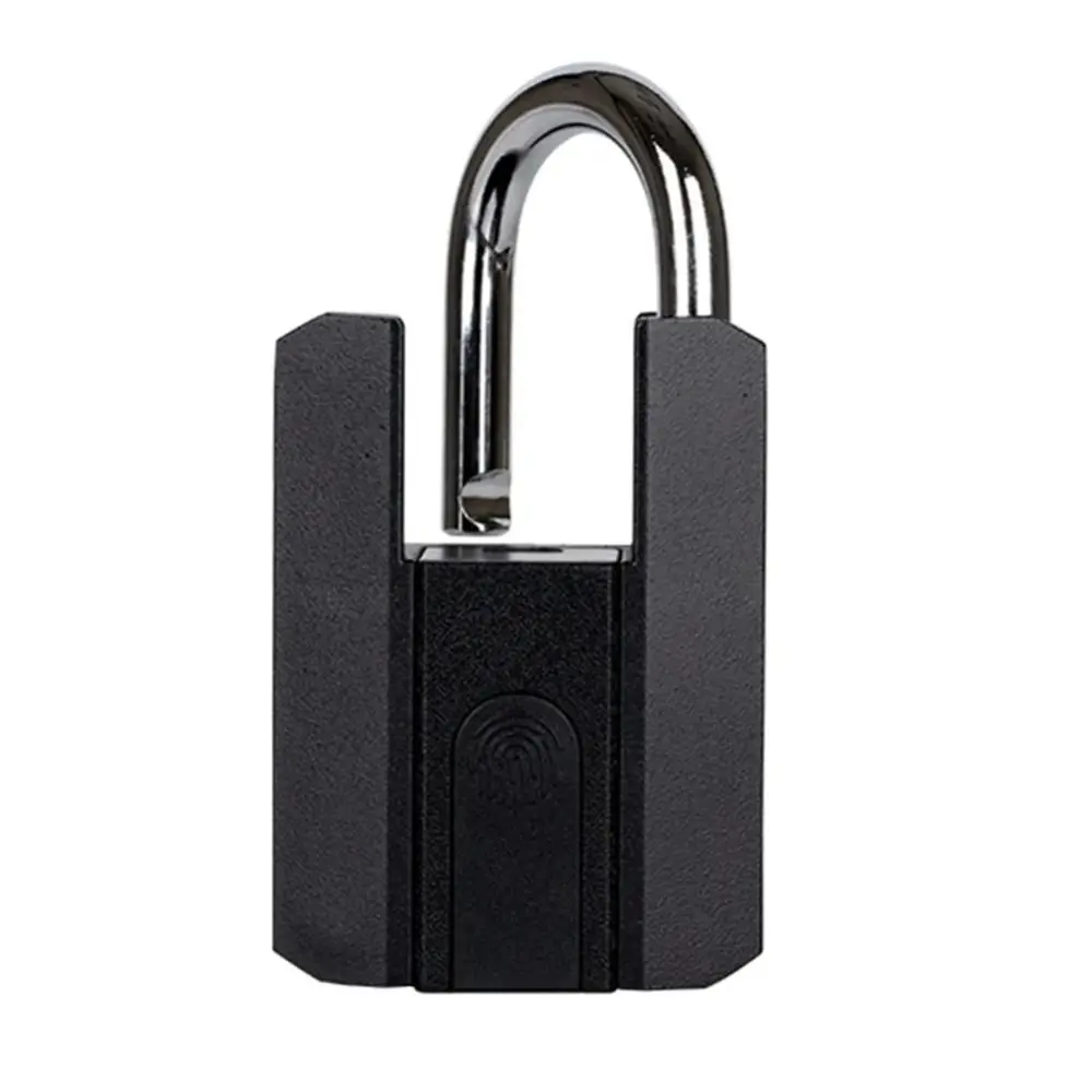 Rechargeable Smart Padlock Waterproof App Control Fingerprint Lock Biometric Alloy Steel Electronic Lock Cupboard