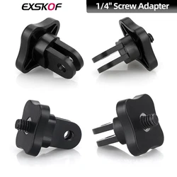 For GoPro  Adapter Universal 1/4'' Adapter Tripod Monopod Adapter For GoPro Hero 13 12 11 10 9 8 Insta360 X4 X3 DJI Action 5 4 3