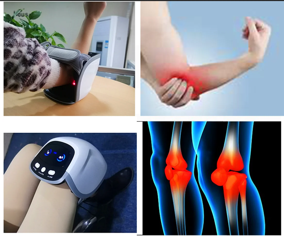 

Electric Air Pressure Knee Massage Infrared Heating Arthritis Pressotherapy Joint Vibration Pain Relief Thermal Knee Massager