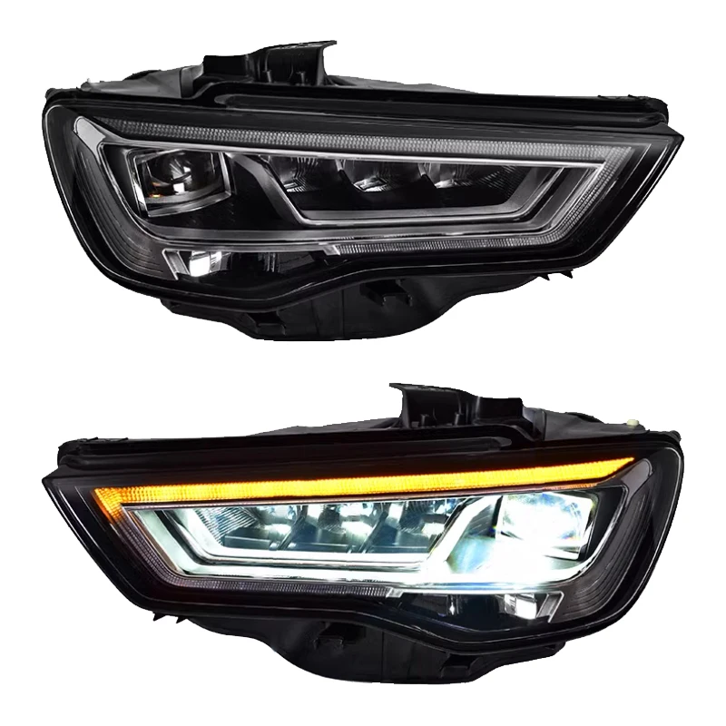 

For Audi A3 8v Headlights 2013 2014 2015 2016 Car Accessories LED Headlight Old Upgraded Facelift Head Lamp Light