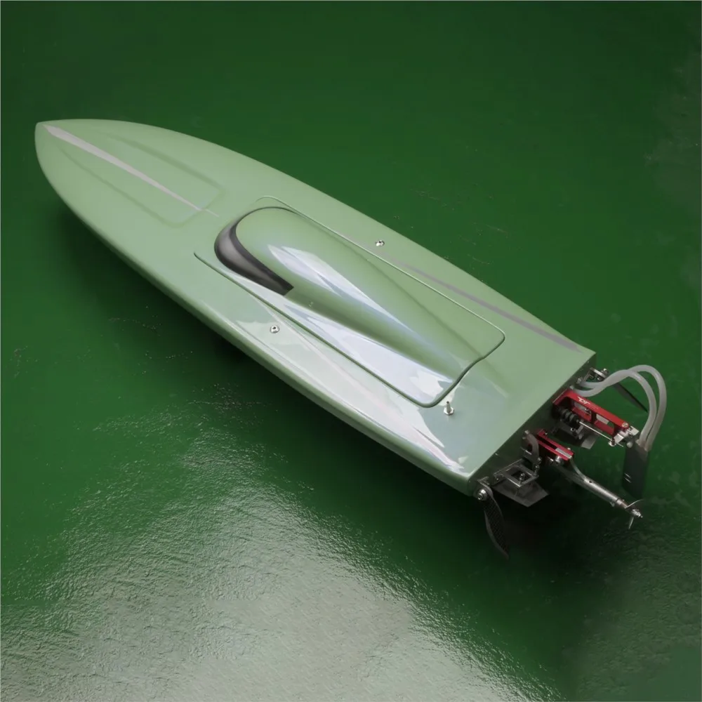 Carbon DTRC 24X Fiber High Speed RC Ship Electric Racing Boat Metal Cooling Motor Servo Steering System Propeller Rudder Model