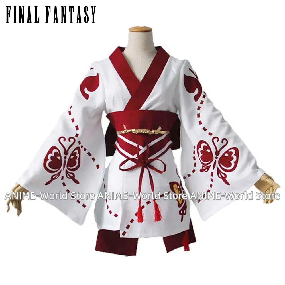 Spiel letzte Fantasie XIV Kleidung Lady's Yukata Redfly Cosplay Kostüm