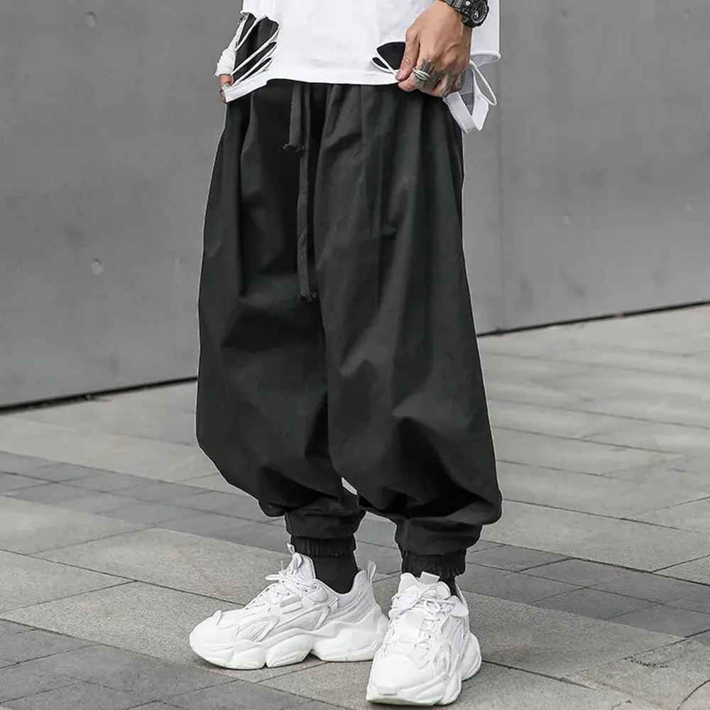 Calça casual japonesa gótica masculina, roupa de rua com todos os jogos, Harajuku, Punk, roupa de homem, 2024