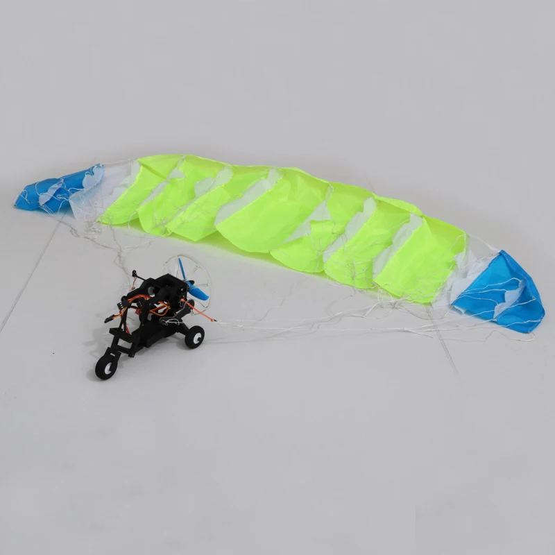 1Set RC Paragliding PNP Kit 1.1M Wingspan 30D Nylon Canopy Three-wheeled Paramotor Cart 1306 Brushless Motor Beginner Flight Toy