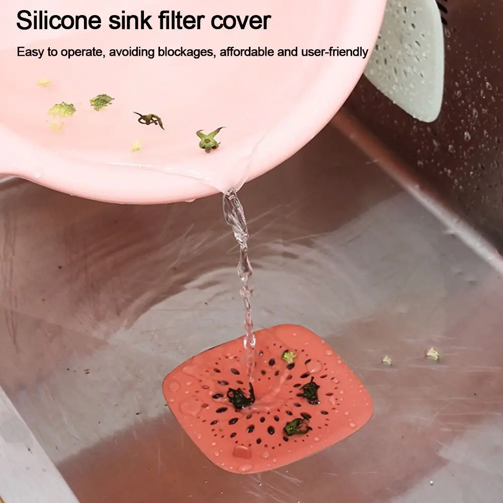 Durable Anti-blocking Sink Strainer Floor Drain Hair Clean Up Mesh Trap Sewer Outfall Drain Filter Kitchen Bathroom Accessories