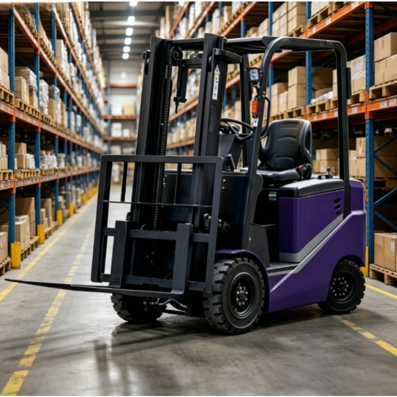 1.5 T Lithium Battery 4 Wheel Electric Forklift Energy Saving Durable Workshop Cargo Stacking Vehicle
