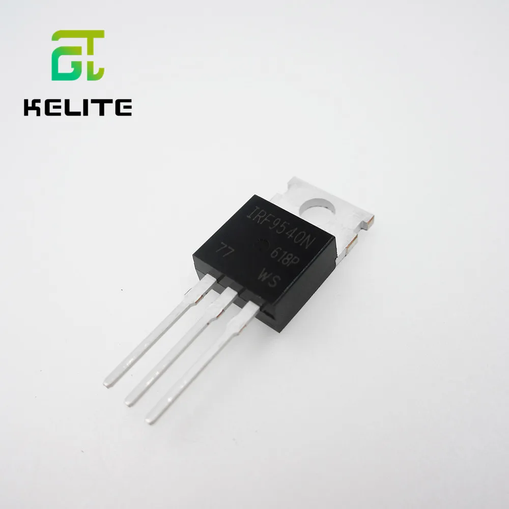 10 PÇS/LOTE IRF9540 IRF9540N IRF9540NPBF TO-220 100V/23A/0.117 tubo de efeito de campo de canal P europeu