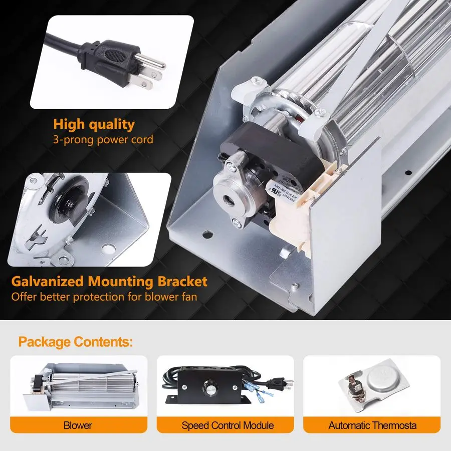 FBK250 مجموعة منفاخ الموقد لـ Lennox، Superior، Astria، Rotom HBRB250، 80L86 FBK250 مجموعة مروحة منفاخ الموقد لـ Superior DRT2 #6