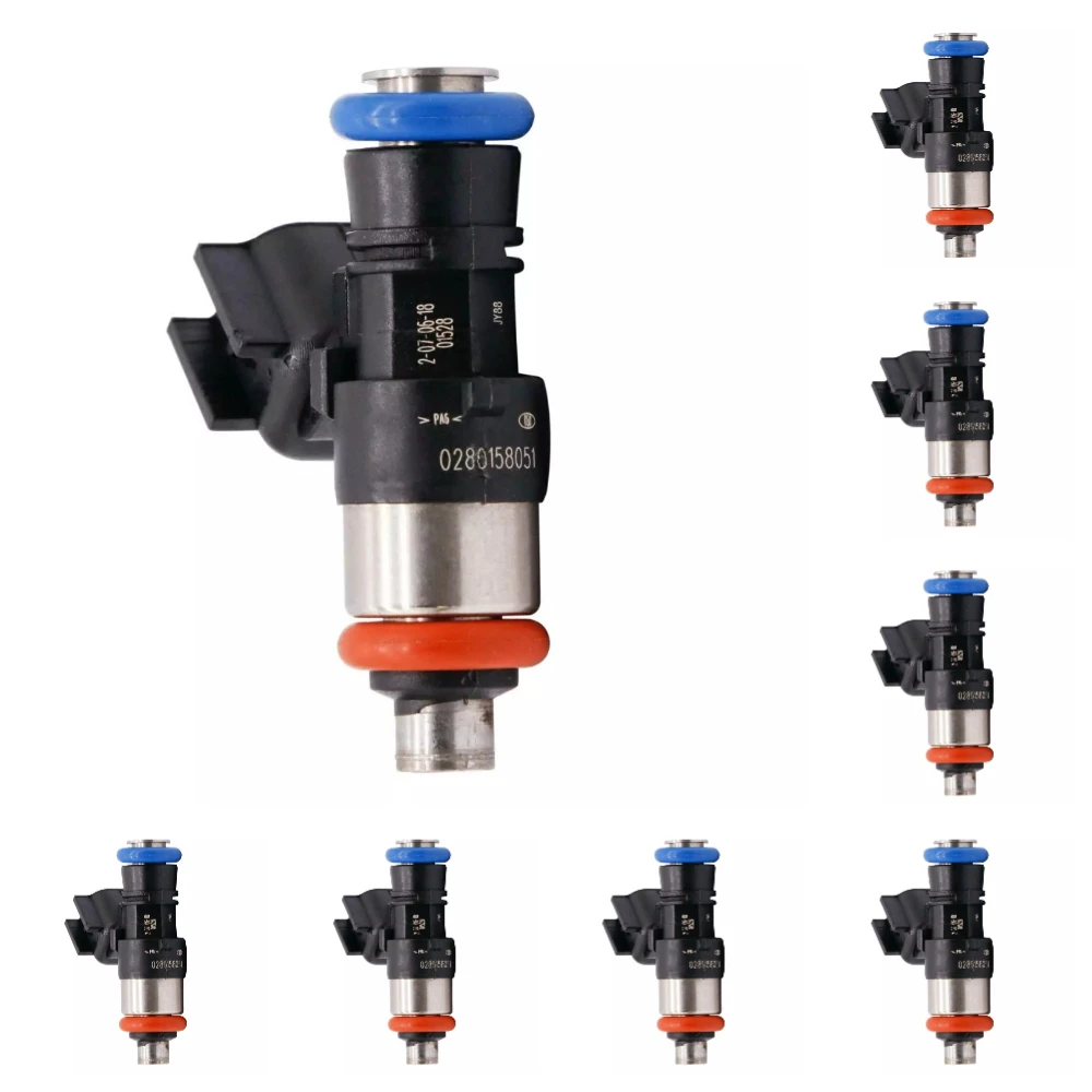 8-Piece Fuel Injector for Holden Commodore VZ VE L76 L98 LS2 LS3 12576341 0280158051 -