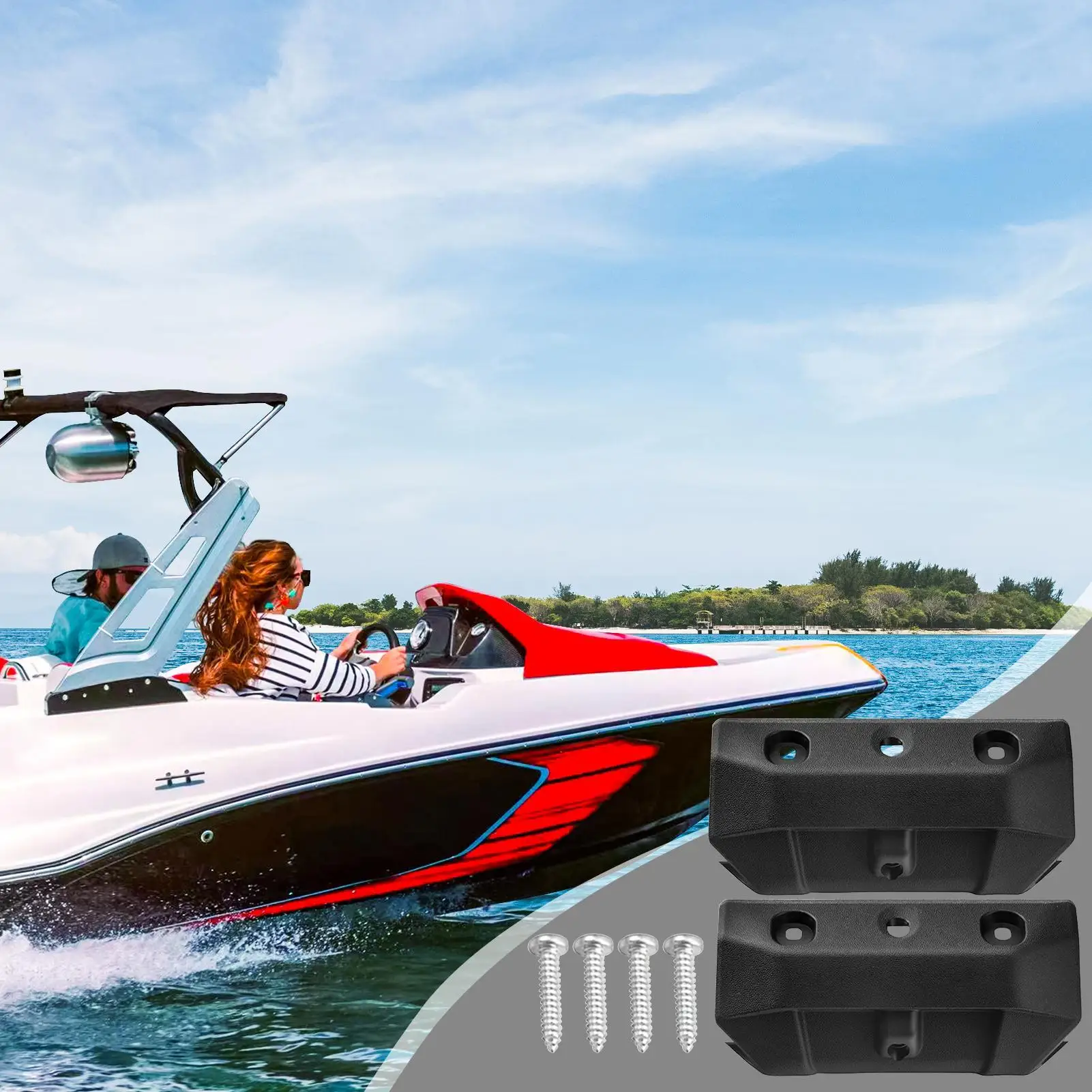 Boat Bumpers For Docking Plug-on Dock Bumpers For Pontoon Boats Heavy-Duty Guard Protector For Fishing Skiing Surfing