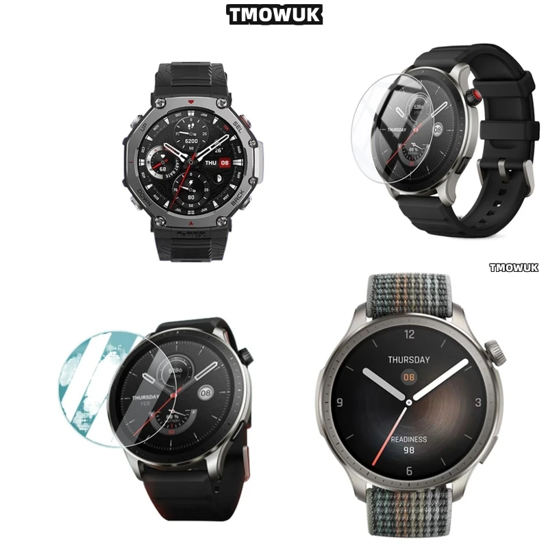 

For Amazfit GTR Cheetah Pro Active Edge Balance 2 Falcon - HD Screen Protector With 9H Hard Anti - Scratch Tempered Glass