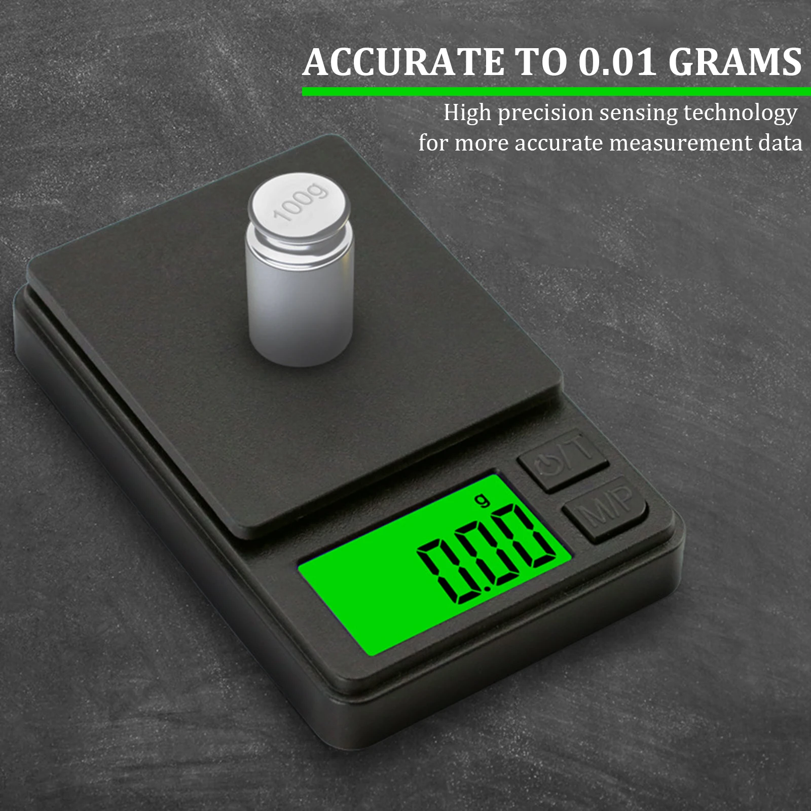 Plastic Digital Kitchen Scales Pocket Size Backlight Kitchen Weighing Scale for Home Kitchen Accessories