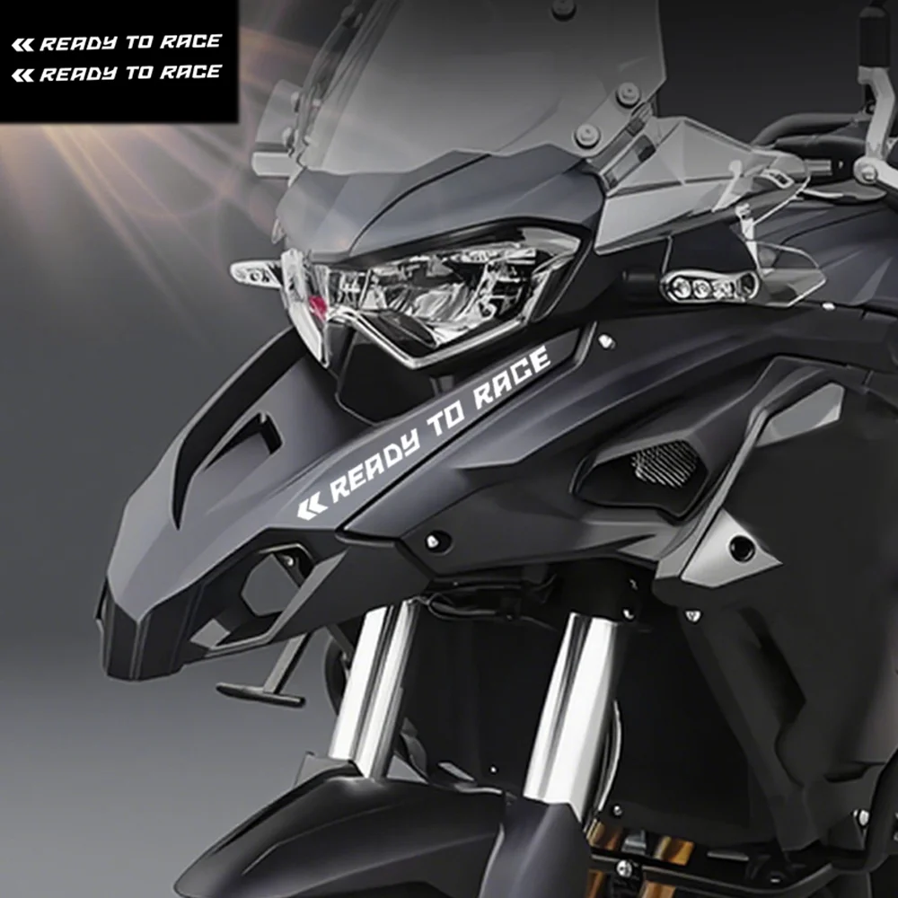2PCS READY TO RACE Motorcycle Stickers Waterproof DIY Fairing Helmet Decoration Vinyl Decals for KTM DUKE 390 690 790 1290 RC8