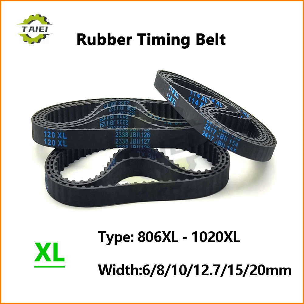

XL Synchronous Timing Belt 806XL 828XL 840XL 850XL 860XL 878XL 884XL 888XL 900XL 926 950XL 964XL 976XL 980XL 1014XL Width 6-20mm