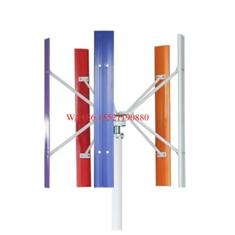 WMWMNU High Quality Home Vertical Wind Turbine Generator H Type 100W to 200KW Vertical Axis Wind Power Generator for