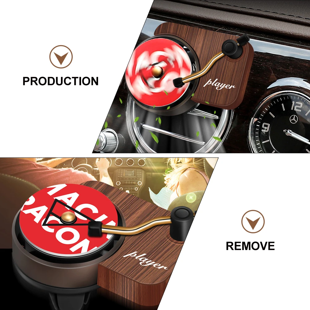 

Car Vent Aroma Clip Mini Air Purifier Abs Metal Refreshing Relaxing Enhances Vehicle Environment Portable Compact Car Perfume