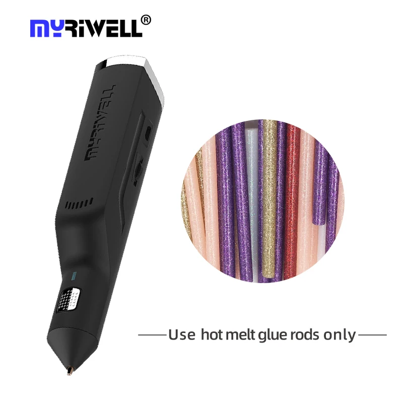 

Myriwell Electrical Guns Mini Cordless Battery Powered Hot Melt RS-100A Glue Gun Pen