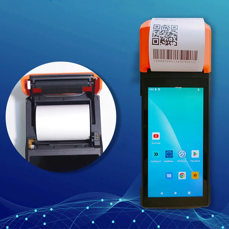 Macchina POS touch screen terminale Android portatile H10 H10C H10S con stampante