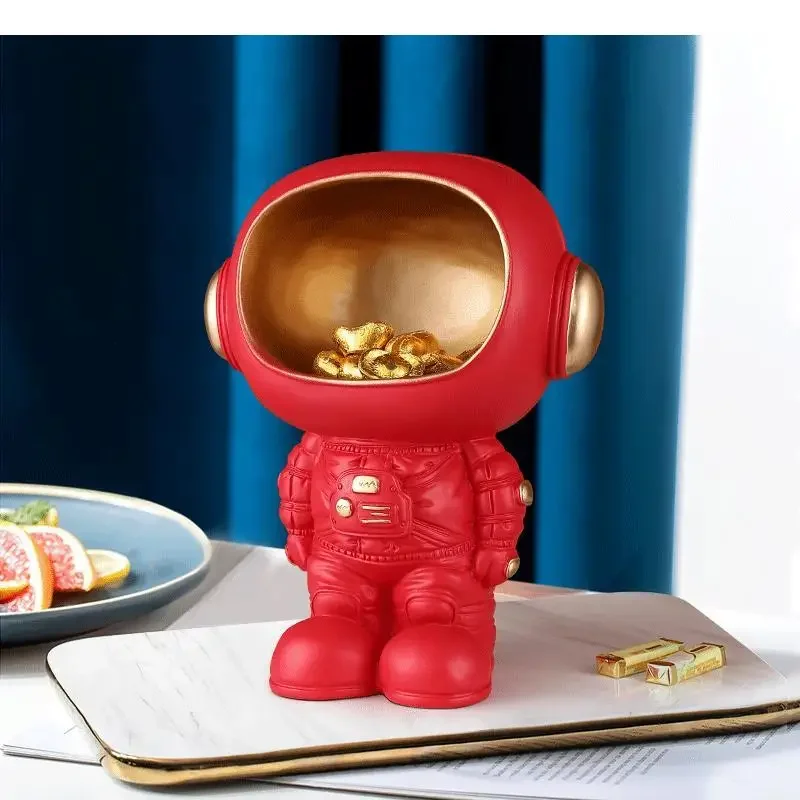 Creativity Resin Astronaut Ornaments Desktop Storage Organization Modern Home Decoration Handicraft Figurines