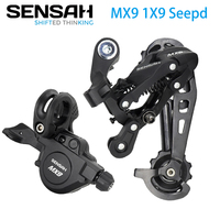 SENSAH MX9 MTB Bike Derailleurs Set 1X9 Speed Right Shifter Lever Rear Derailleur for Shimano Sram Mountain Bike Cycling Parts