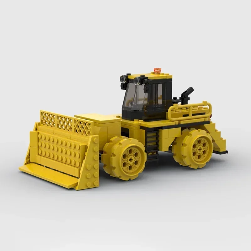 Moc Building Blocks Engineering Vehicle Series Model Technology Brick DIY Landfill Compactor Assembly Toy Holiday Gifts