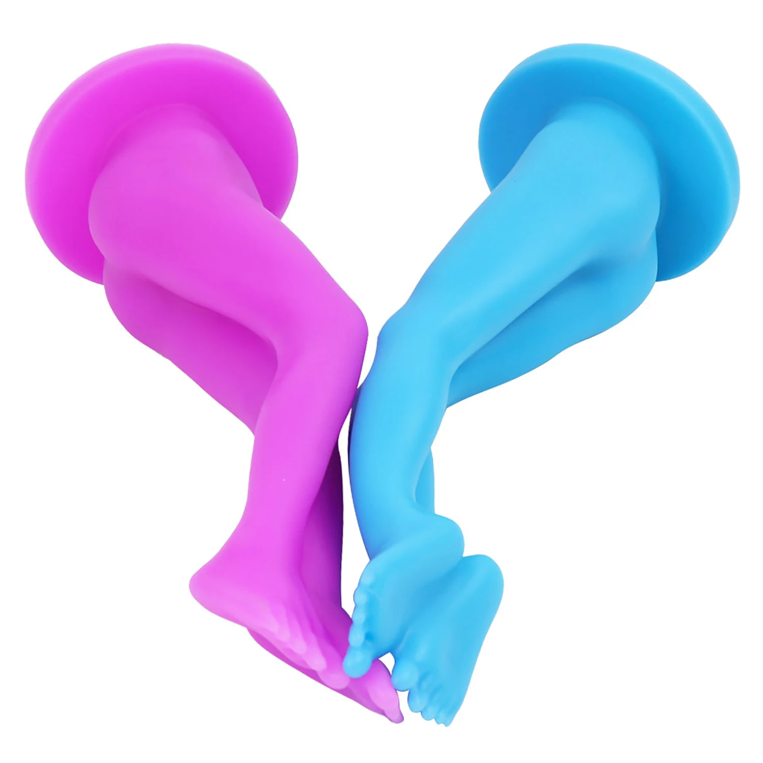 Liquid Silicone Huge Sexy Leg Anal Plug Dildos Soft Anal Dilator Sex Toy for Stimulate Anus and Vagina Big Butt Plug Masturbator