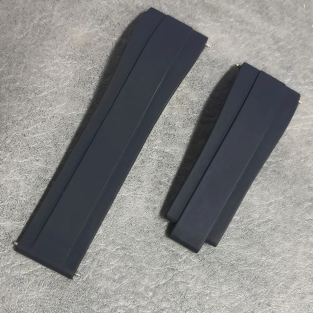 20 مللي متر حزام ساعة اليد المواد المطاطية التكيف VK63/NH35 حركة الفولاذ المقاوم للصدأ للطي مزلاج السلامة أجزاء الساعة وزارة الدفاع