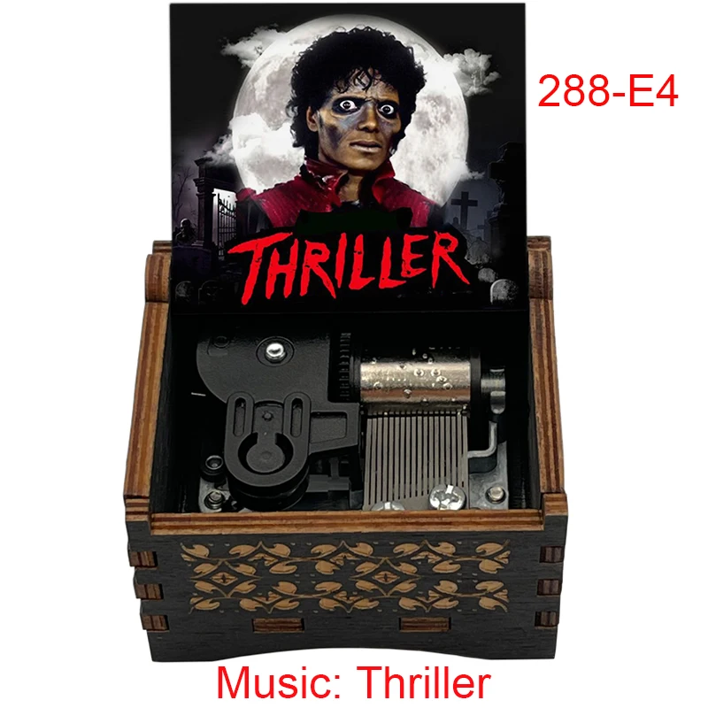 Hot sale Michaeles Thriller Music Box Jacksones Windup Musical box