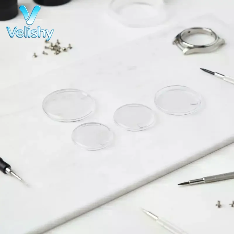 Universal Watch Mirror Replacement Cover Impact Resistant Organic Glue 18.5mm-32.05mm Plastic Lens for Watch Repair Shops