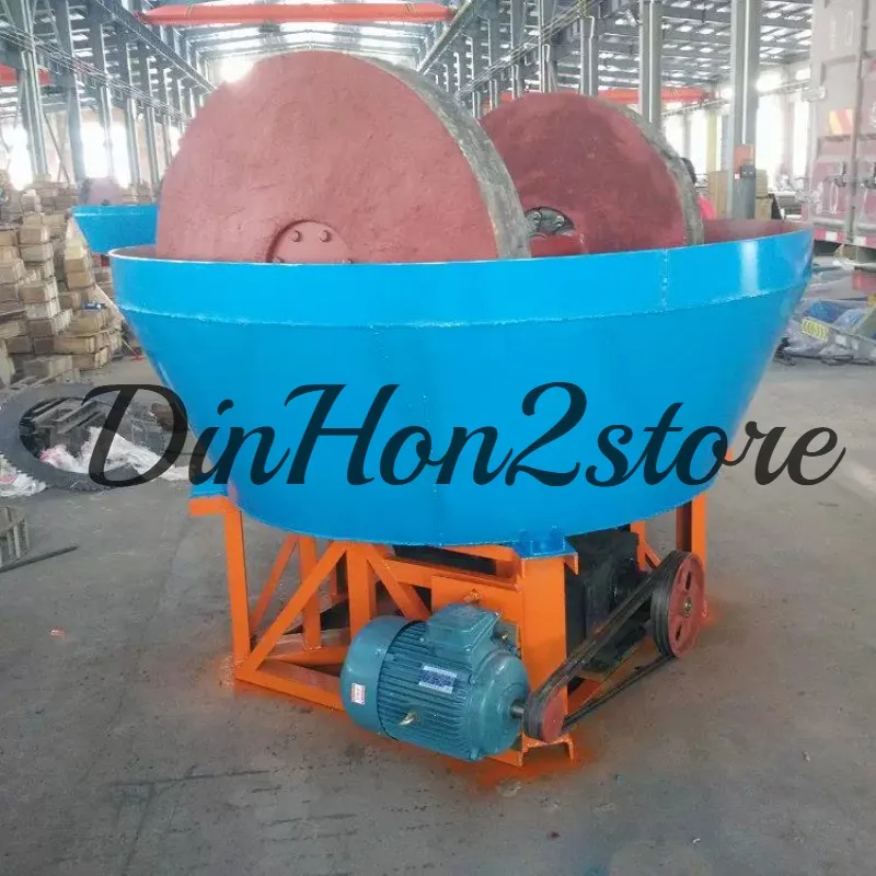 Gold Ore Grinding Machine - Wet Pan Mill And Mineral Processing