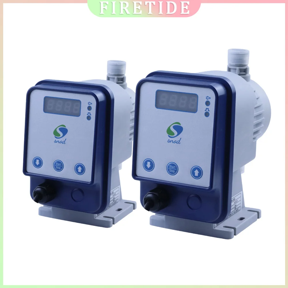Bomba dosificadora de diafragma electromagnético 1-20L/H, bomba dosificadora para dióxido de cloro, desinfectante, ácido y álcalis