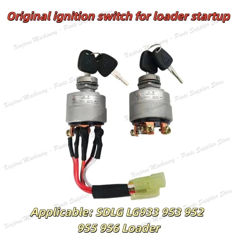 SDLG 933 952 953 loader; Ignition start switch  4130001342 Preheating switch 4130001339 SDLG Electric Lock JK433A