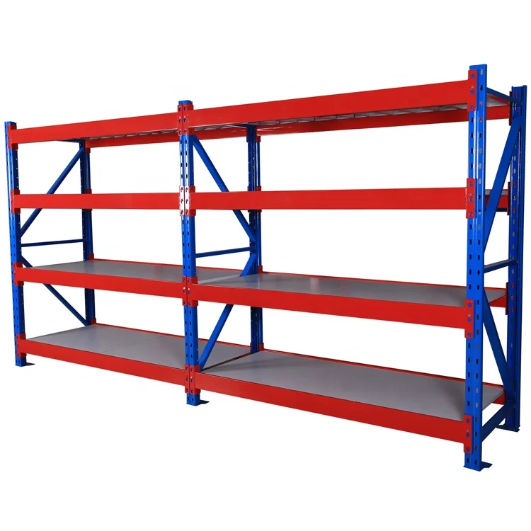 Lightweight Detachable Steel Beam Pallet Warehouse Shelf Office Stacking Shelf Bracket Slotted Corner Shelf Manufacturer
